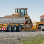 Efficient and dependable heavy hauling services, ensuring your tractor is delivered safely for critical construction operations.