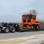 Precision in heavy hauling services for construction equipment, providing reliable transportation for your project needs.
